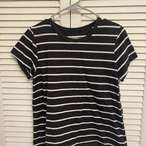 Black and White Striped T-Shirt